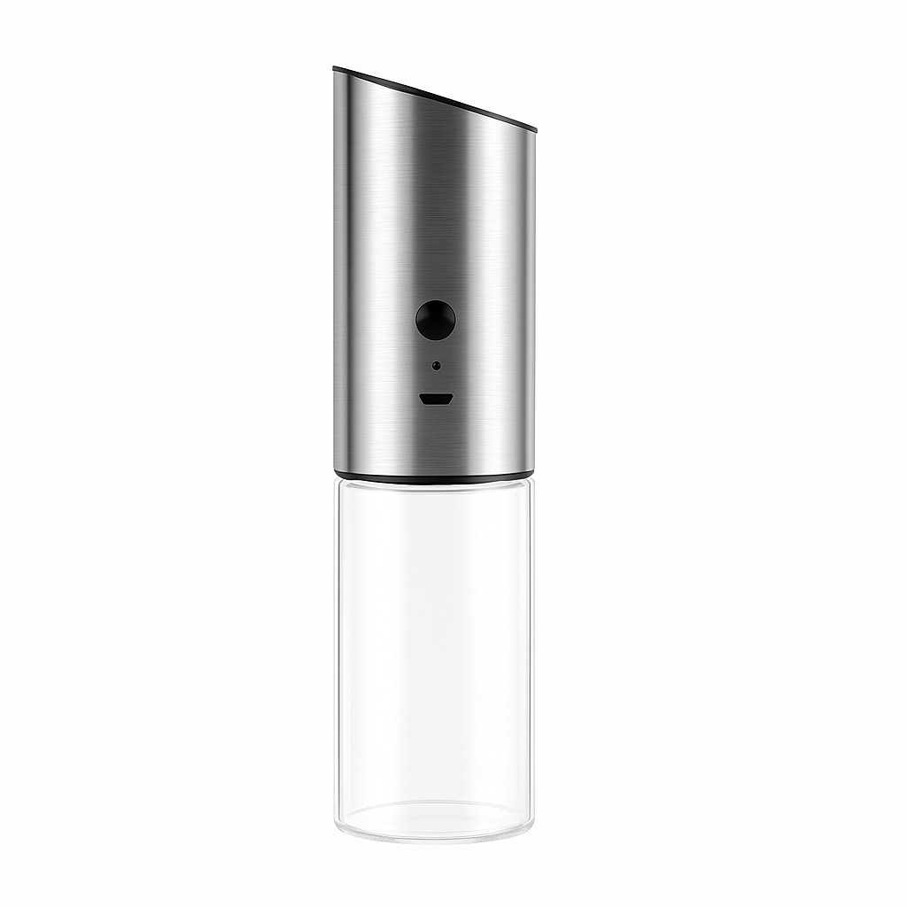 Electric Salt and Pepper Mill — One-Hand Battery Grinder