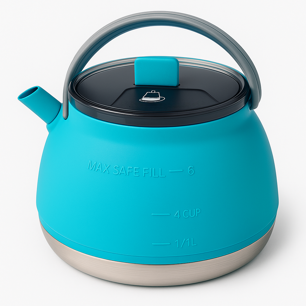 Foldable Travel Kettle – Outdoor Portable Collapsible Design