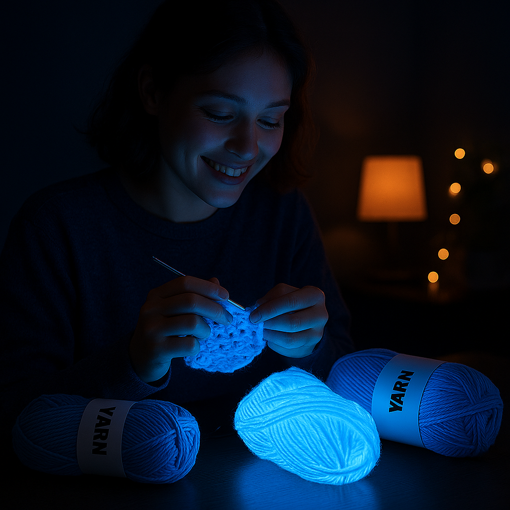 Glow in the Dark Yarn for Knitting and Crochet