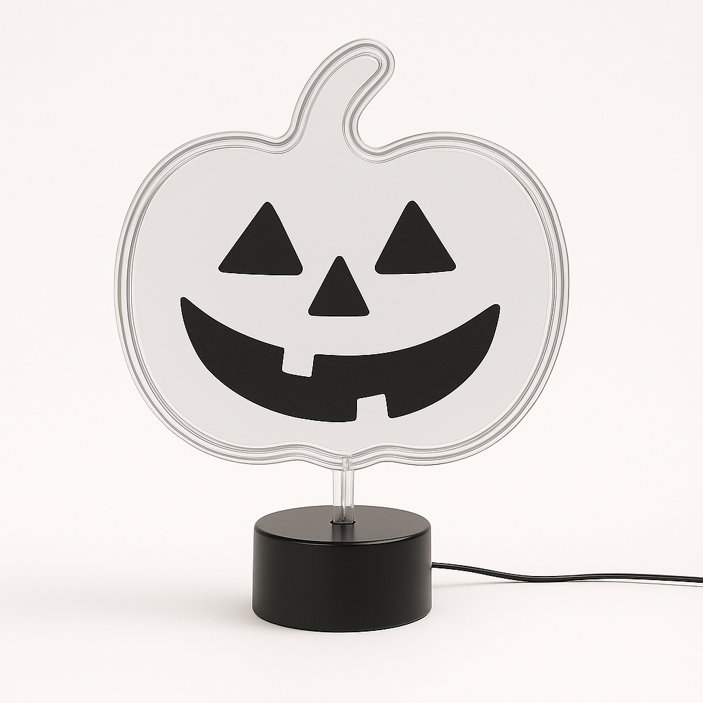 Glowing Neon Sign – Halloween Table Decor Light