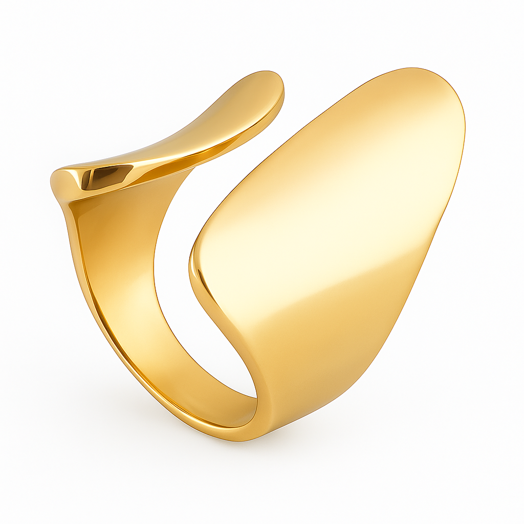 Gold Statement Ring – Large Jewelry for Women