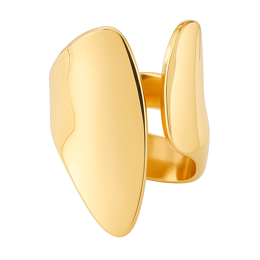 Gold Statement Ring – Large Jewelry for Women