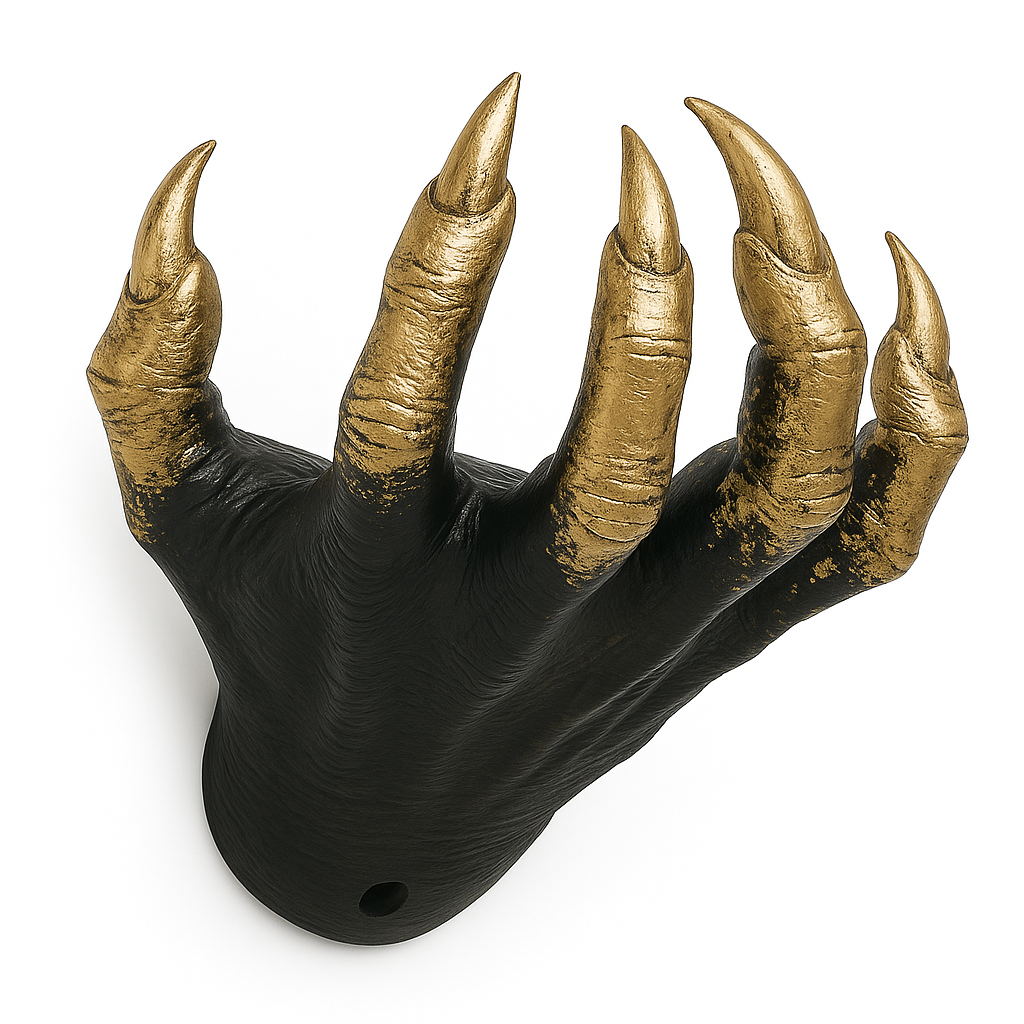 Gothic Wall Art Sculpture – Witch Hand Hook Decor