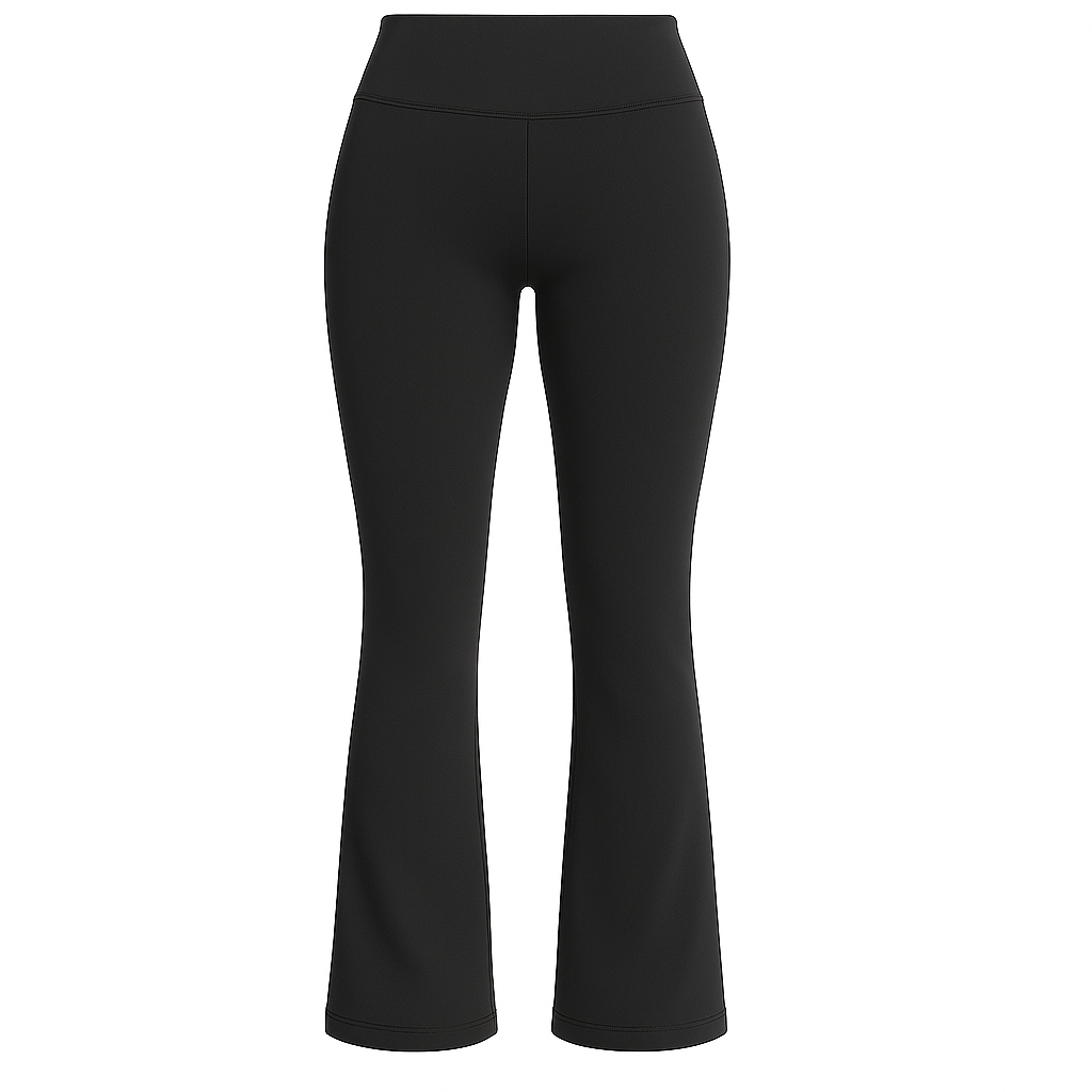 High Waisted Flare Leggings With Pockets for Women