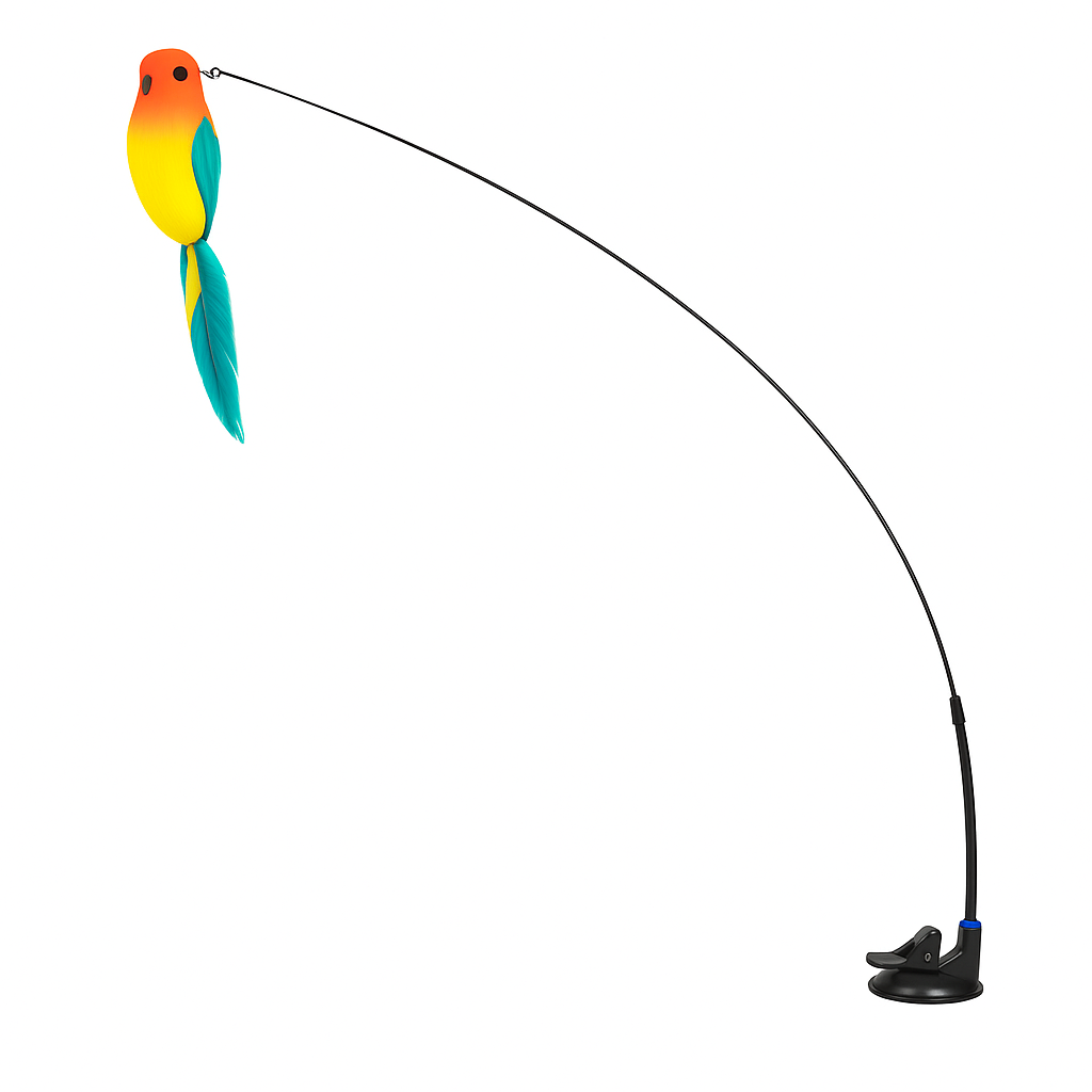 Interactive Cat Toy – Bird Wand