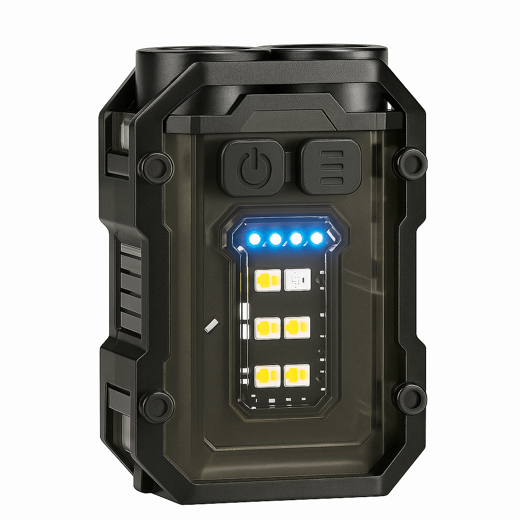 Keychain Flashlight – High Brightness Dual-Source LED Torch
