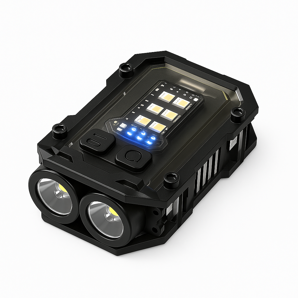 Keychain Flashlight – High Brightness Dual-Source LED Torch