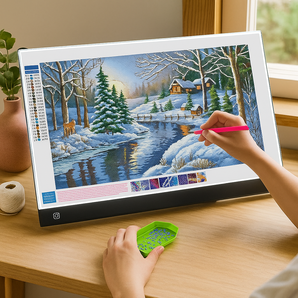 LED Light Pad for Drawing 3-Level Brightness Board