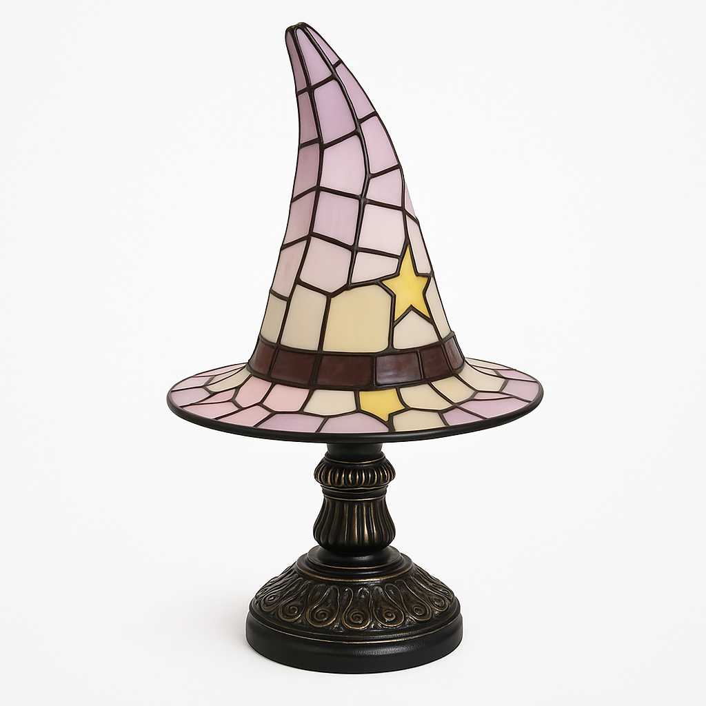LED Witch Hat Table Lamp for Halloween Party Decoration