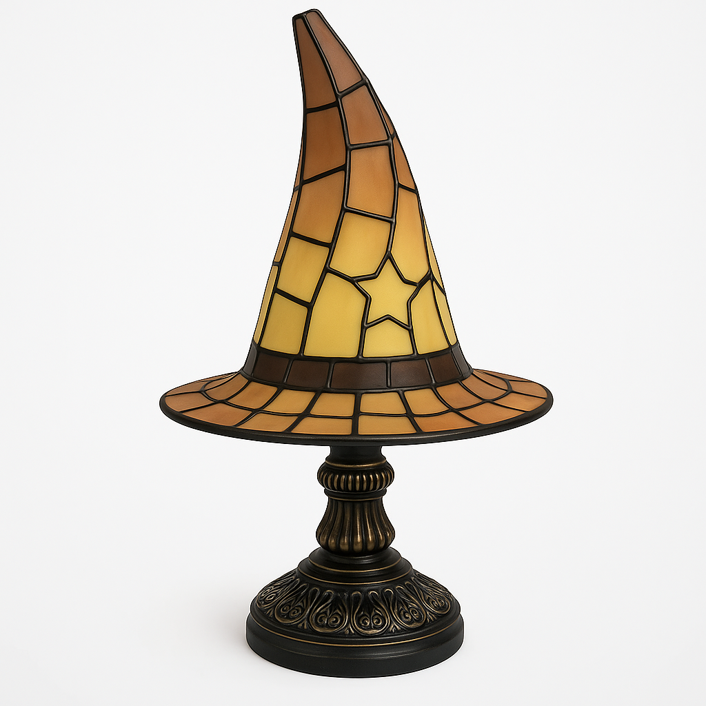 LED Witch Hat Table Lamp for Halloween Party Decoration