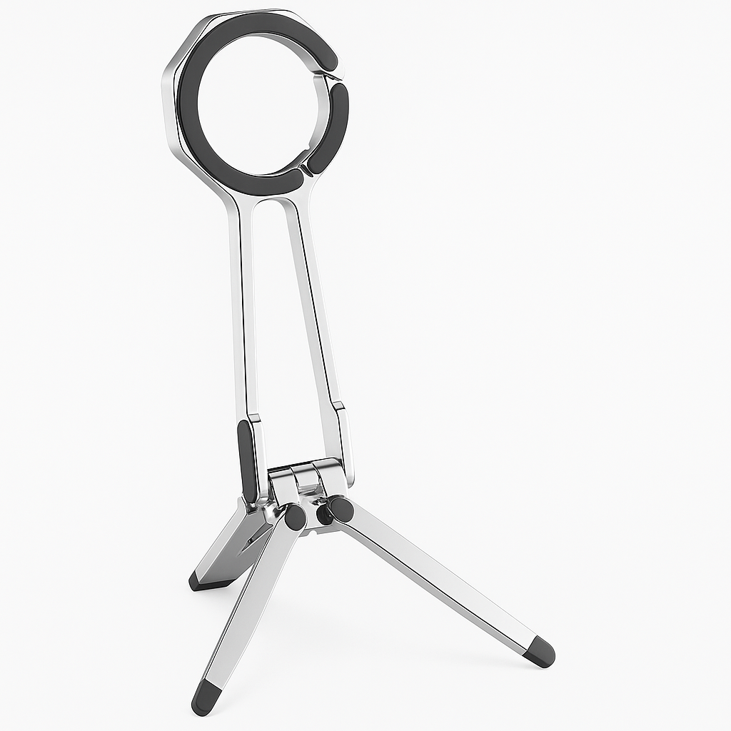 Magnetic Phone Holder – Adjustable Mobile Stand with Strong Grip