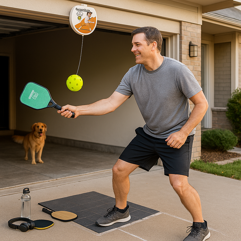 Pickleball Ball Trainer – Solo Practice Tool with String