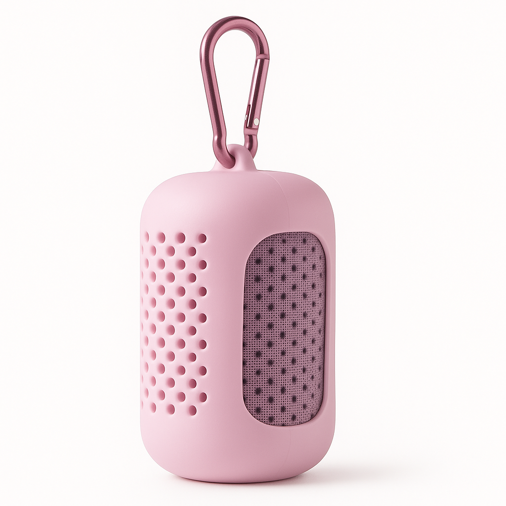 Portable Microfiber Cooling Towel – Compact Silicone Travel Case