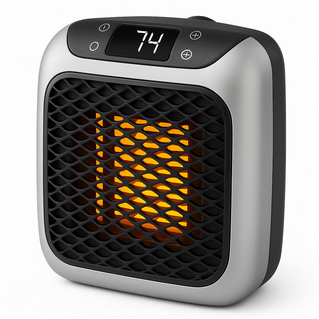 Portable Small Room Heater - Plug-In Electric Space Warmer