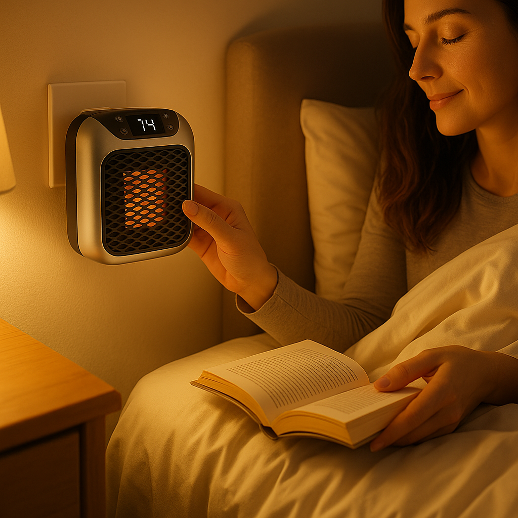 Portable Small Room Heater - Plug-In Electric Space Warmer