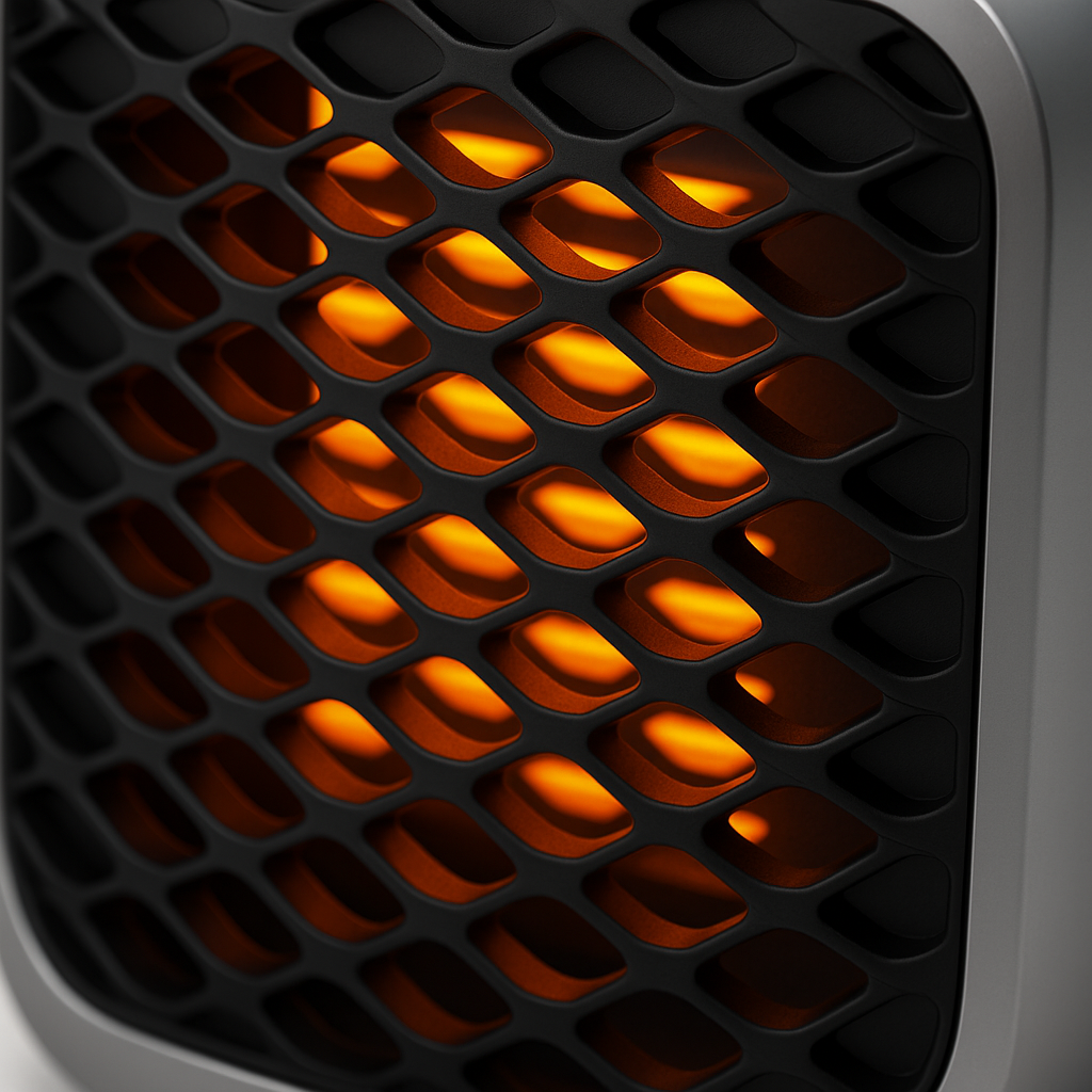 Portable Small Room Heater - Plug-In Electric Space Warmer