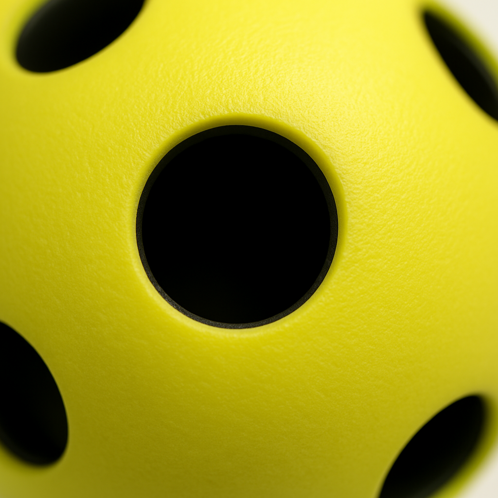 Quiet Pickleball Balls – Indoor Outdoor Practice Use