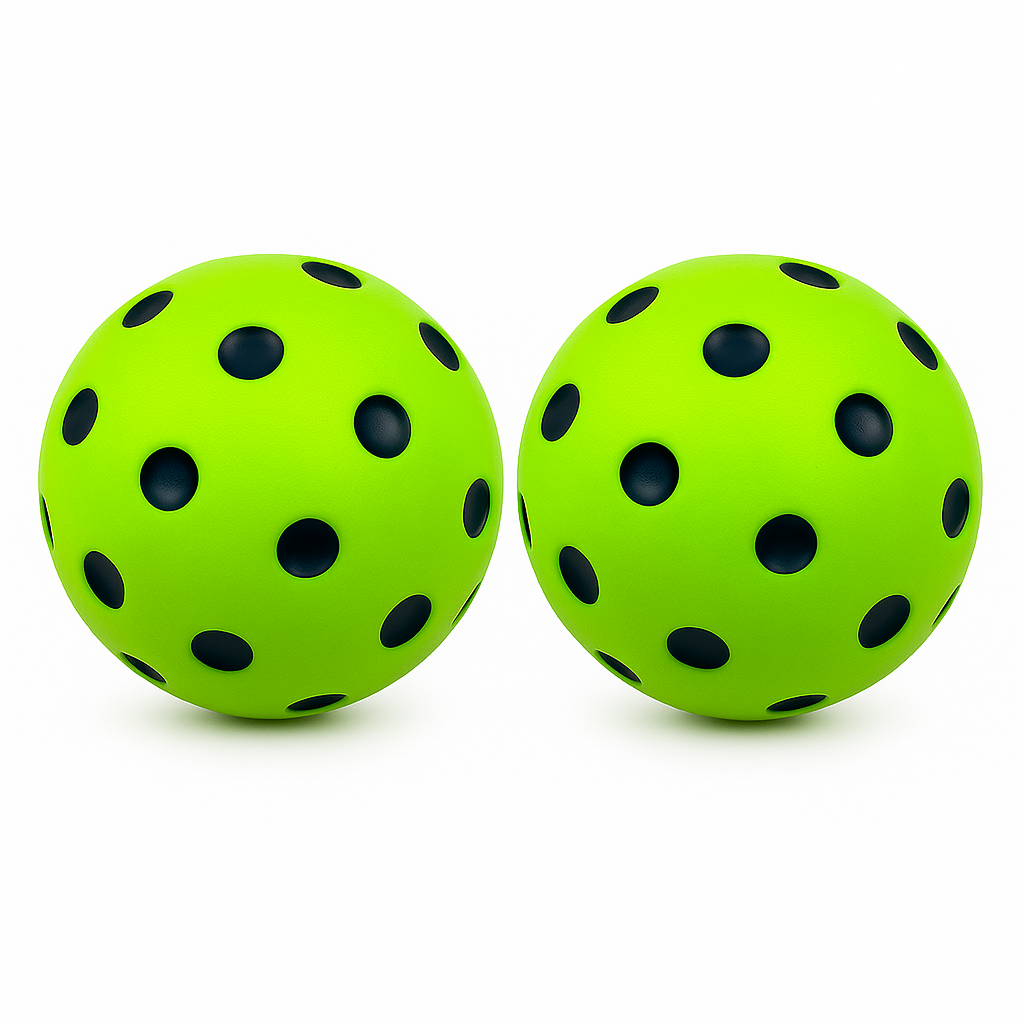 Quiet Pickleball Balls – Indoor Outdoor Practice Use