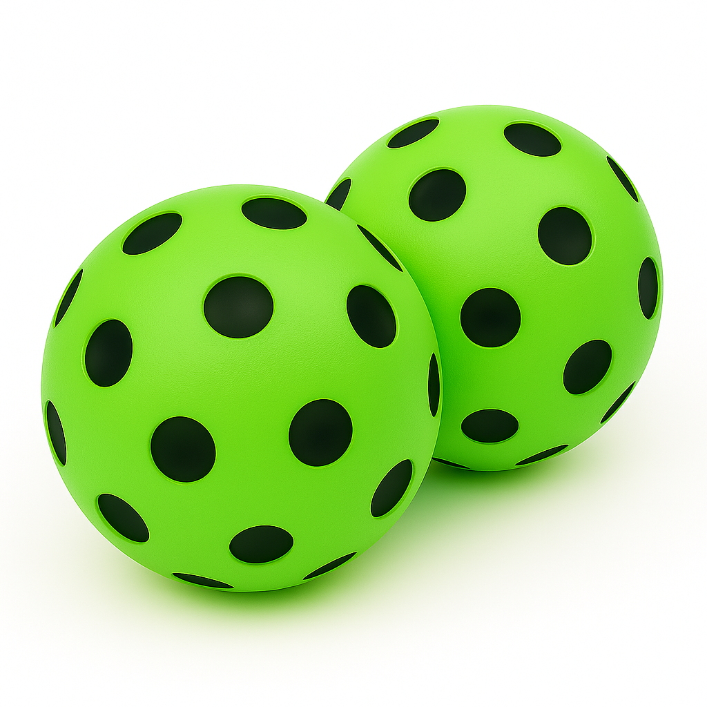 Quiet Pickleball Balls – Indoor Outdoor Practice Use