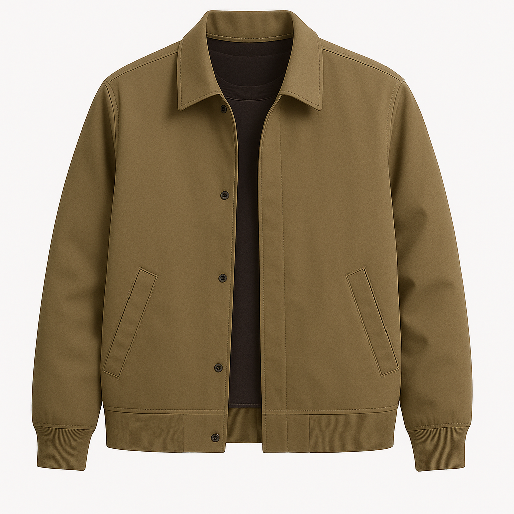Relaxed Fit Casual Overcoat Jacket for Men