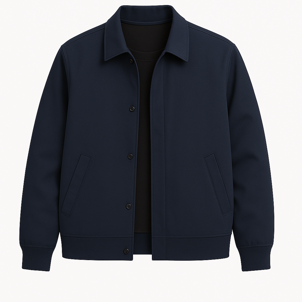 Relaxed Fit Casual Overcoat Jacket for Men