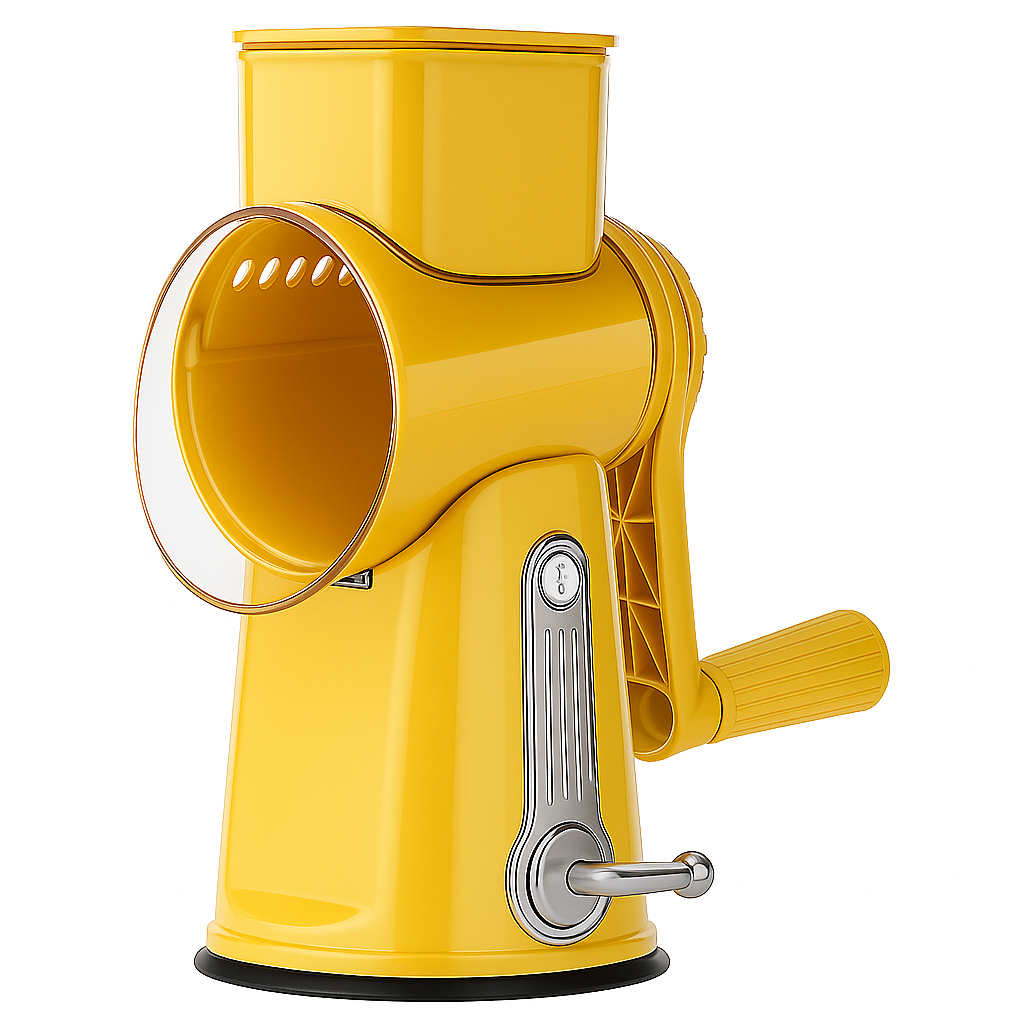 Rotary Cheese Grater – Handheld Kitchen Shredder with Handle