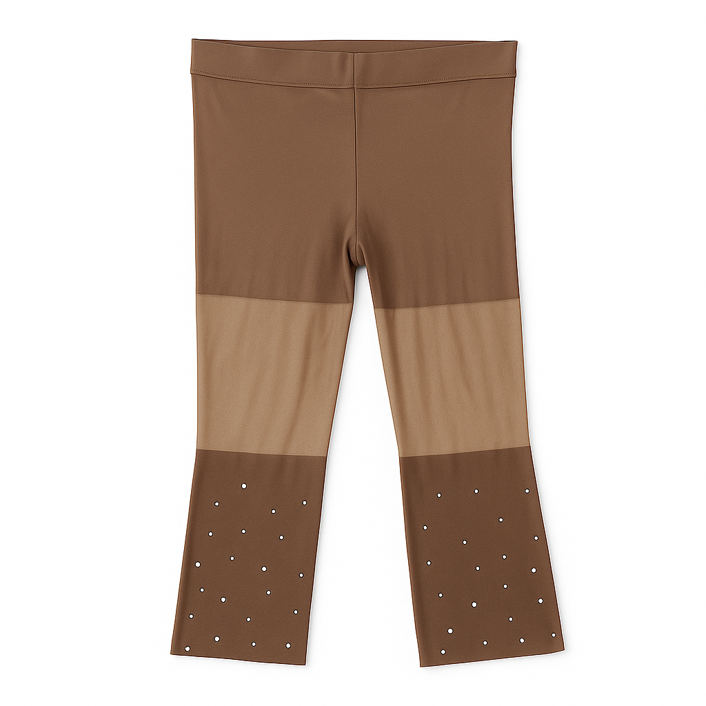 Sheer Rhinestone Pantyhose with Sparkle Details