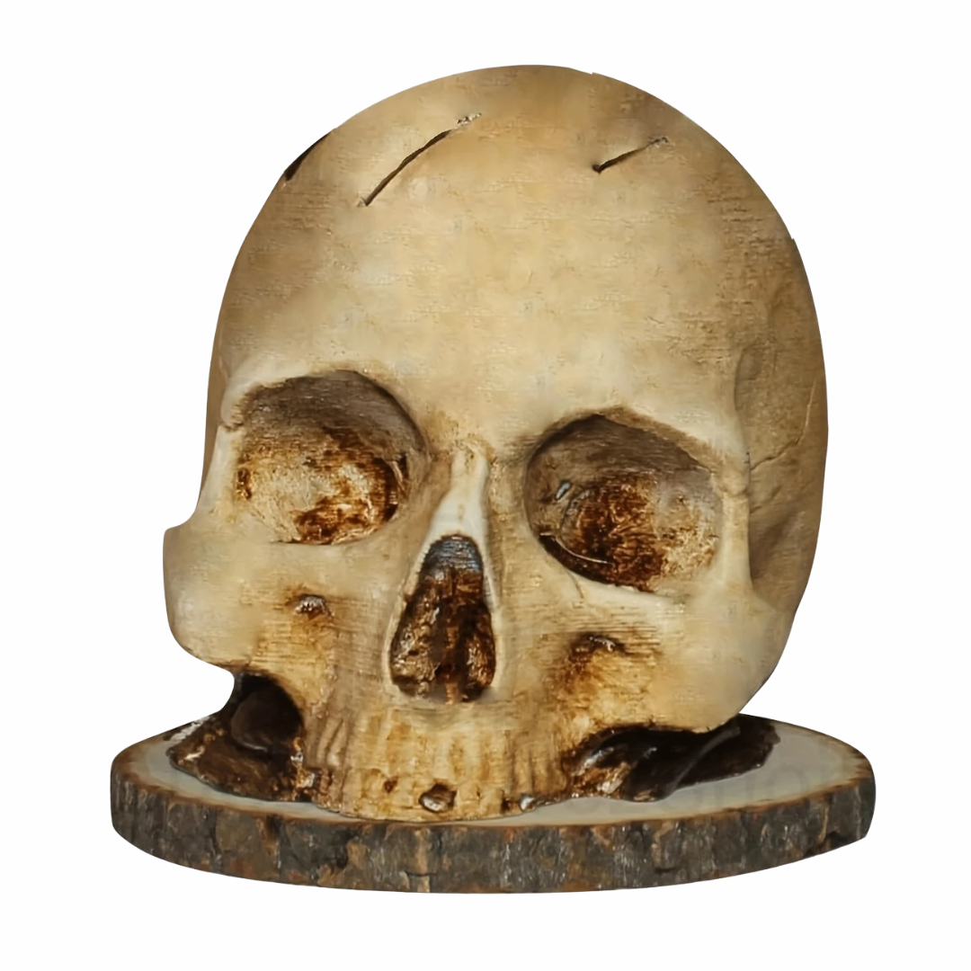 Skull Knife Holder – Halloween Kitchen Decor