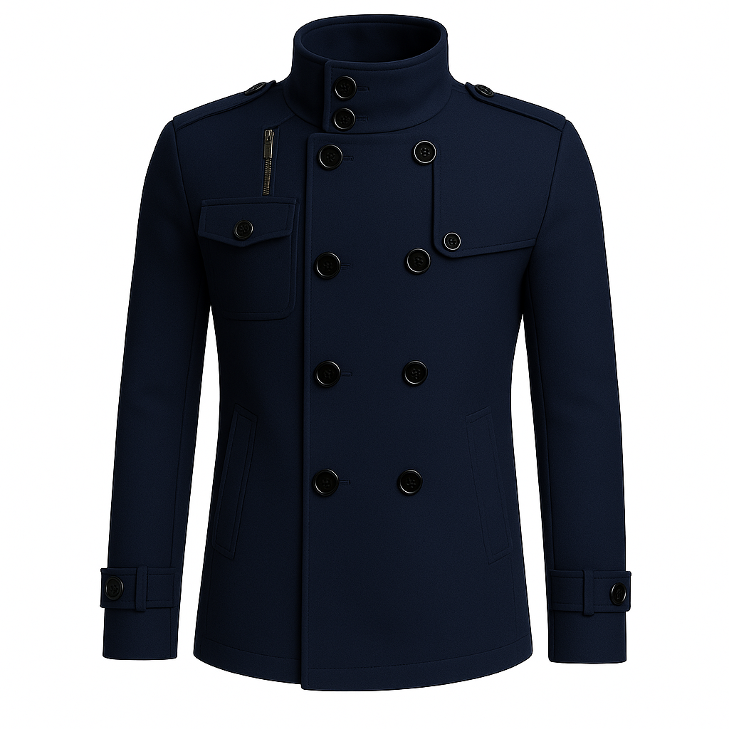 Slim Fit Overcoat Jacket for Men
