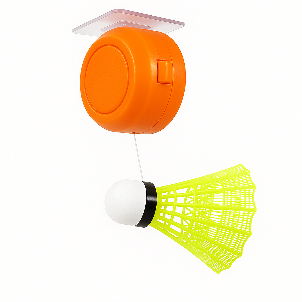 Solo Badminton Rebound Trainer – Indoor Shuttlecock Practice Device