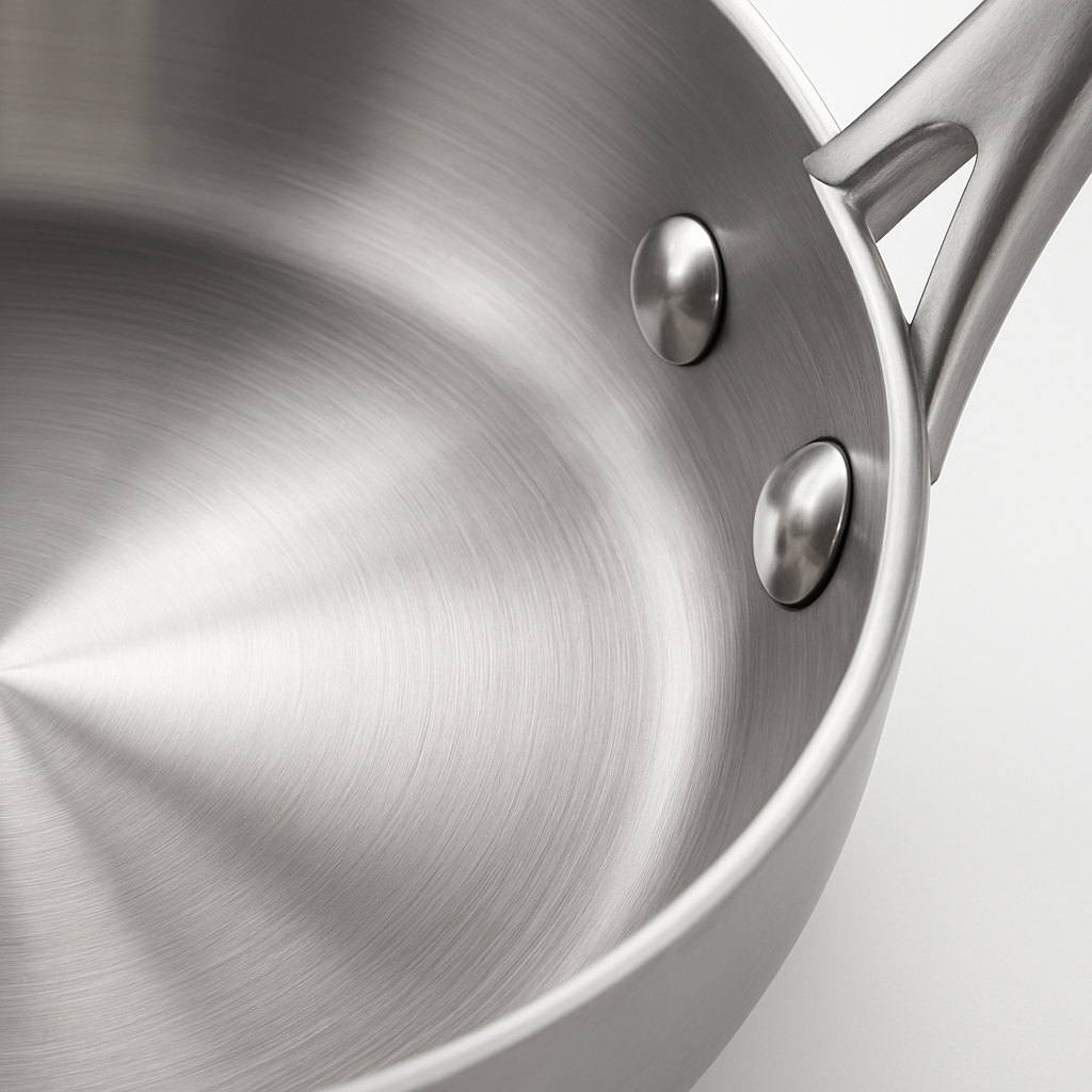 Stainless Steel Frying Pan for Home Kitchen Cooking