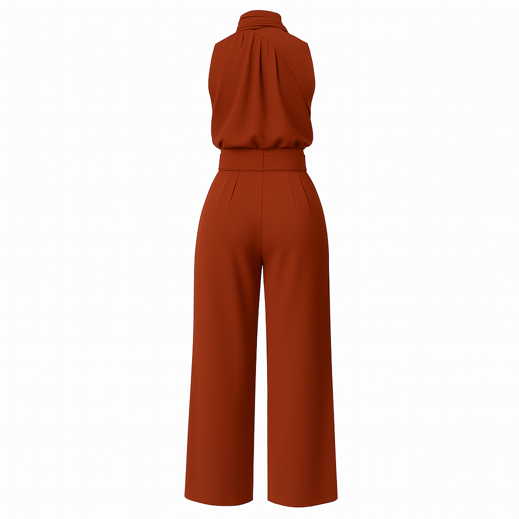 Two Piece Set With Wide Leg Pants For Women