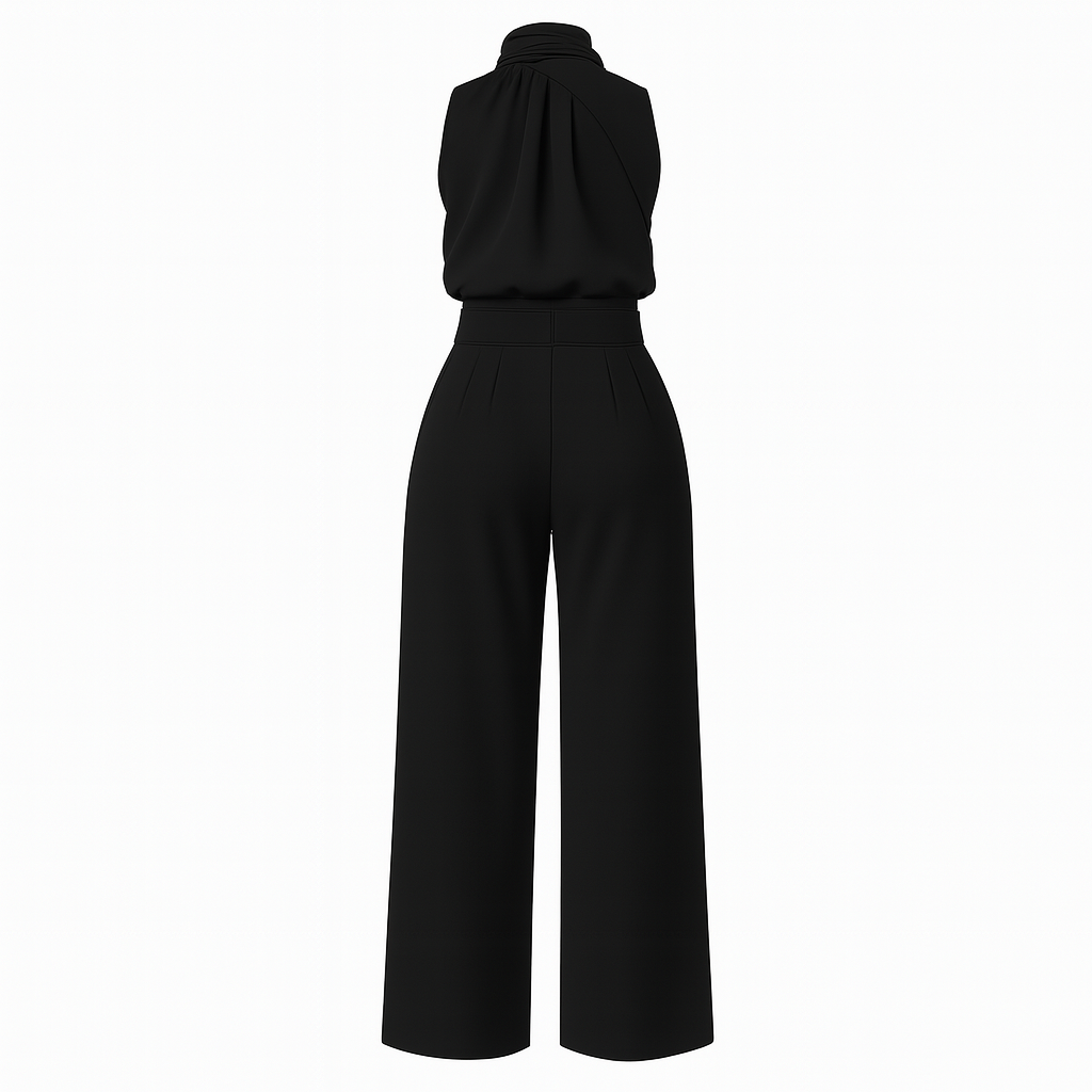 Two Piece Set With Wide Leg Pants For Women