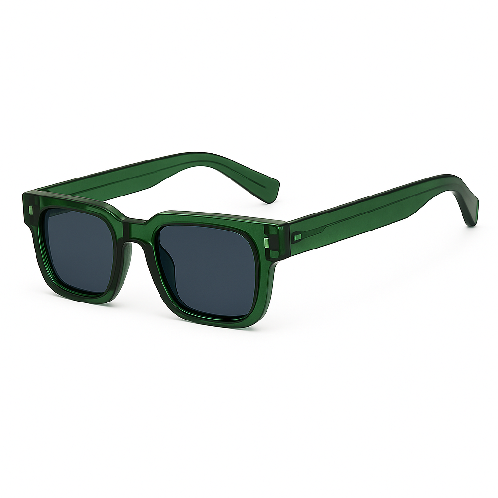 Vintage Sunglasses With Thick Square Frame