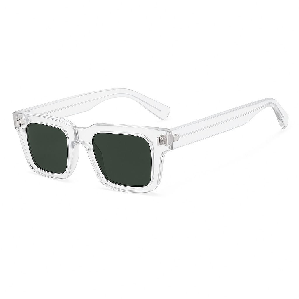 Vintage Sunglasses With Thick Square Frame