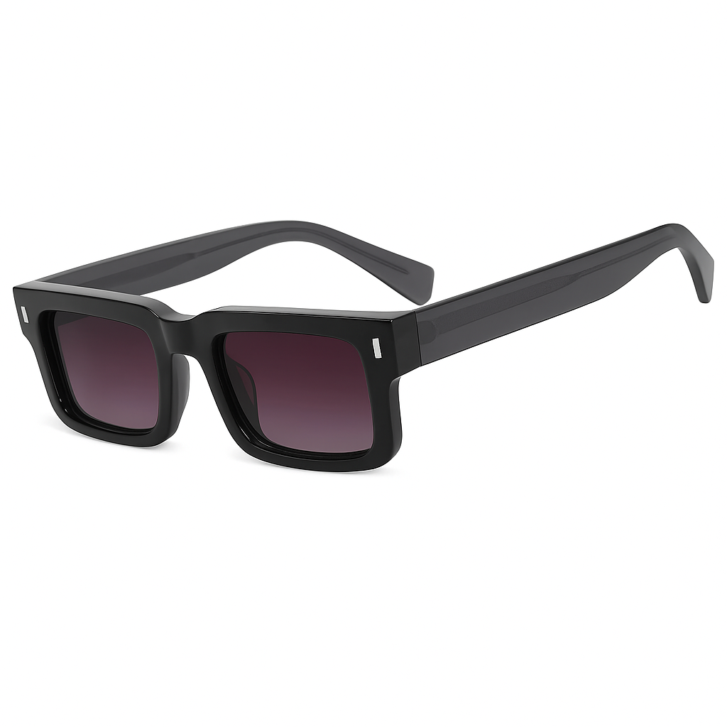 Vintage Sunglasses With Thick Square Frame