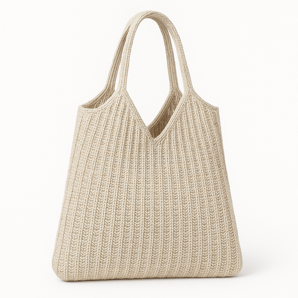 Vintage Woven Tote Bag for Women