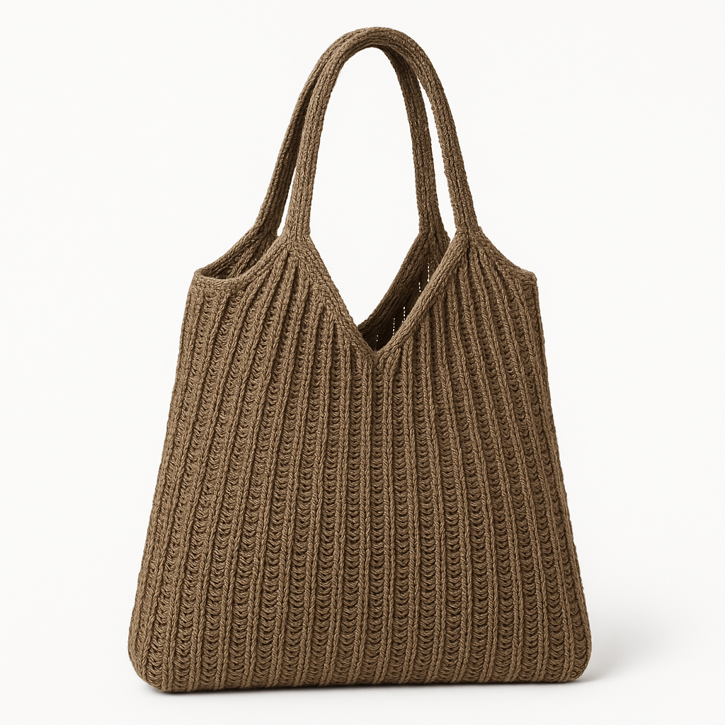 Vintage Woven Tote Bag for Women