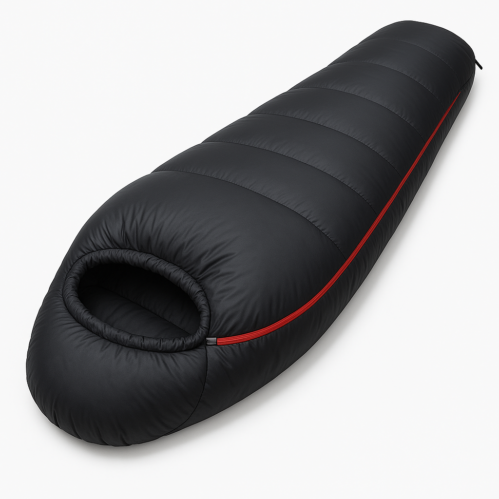 Warm Goose Down Sleeping Bag for Winter Camping