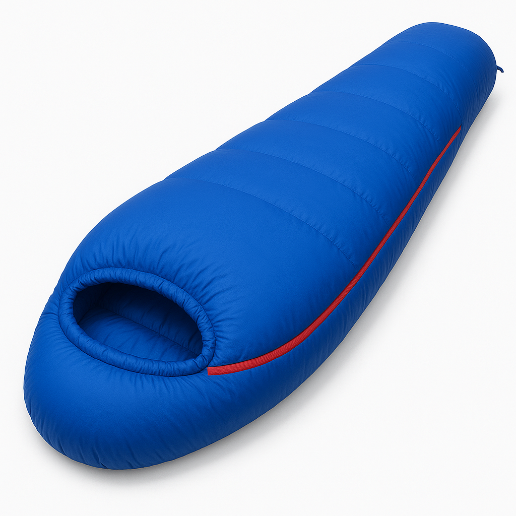 Warm Goose Down Sleeping Bag for Winter Camping
