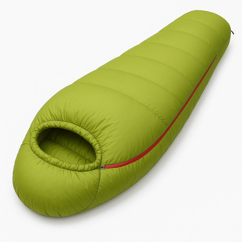 Warm Goose Down Sleeping Bag for Winter Camping