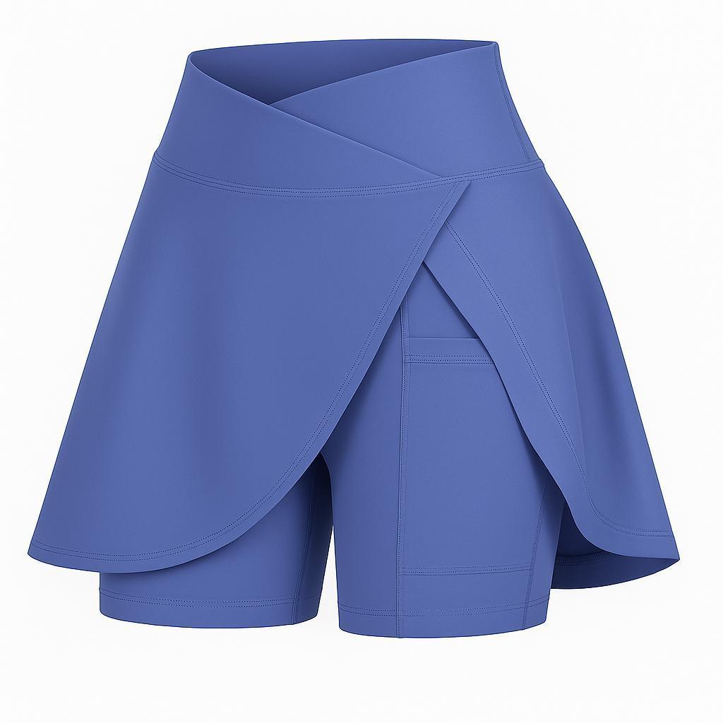 Women's Sports Skort with Pocket for Yoga & Tennis