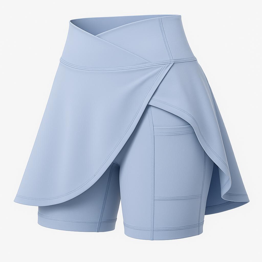 Women's Sports Skort with Pocket for Yoga & Tennis