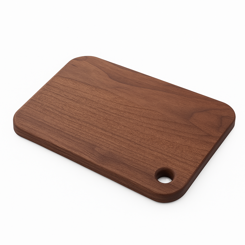 Wooden Cutting Board — Small Prep Surface with Handle