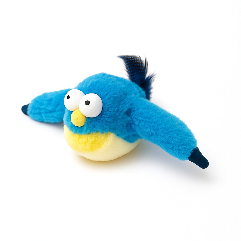 Flying Bird Cat Toy — Interactive Flapping Wings with Sound