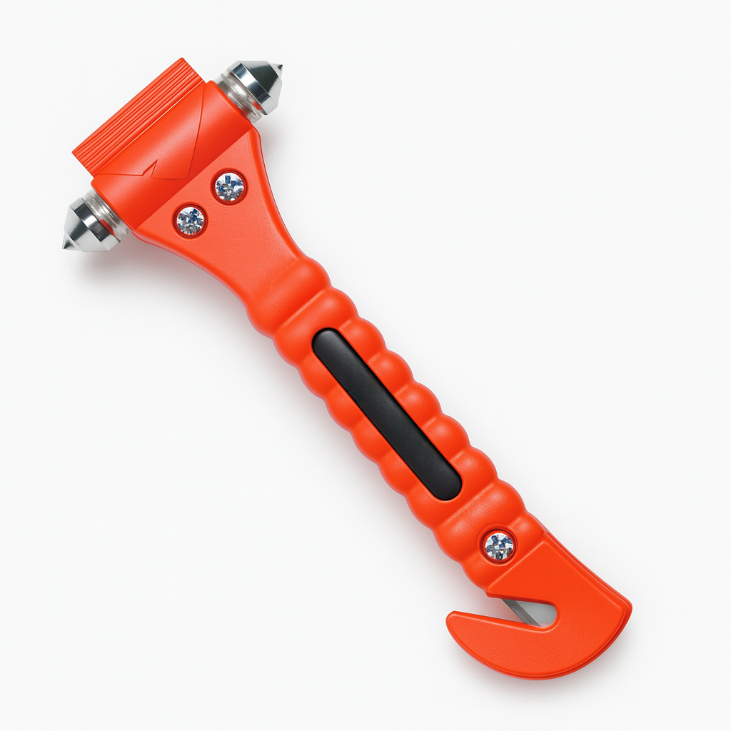 Car Window Breaker Tool – Emergency Seat Belt Cutter 2-Pack