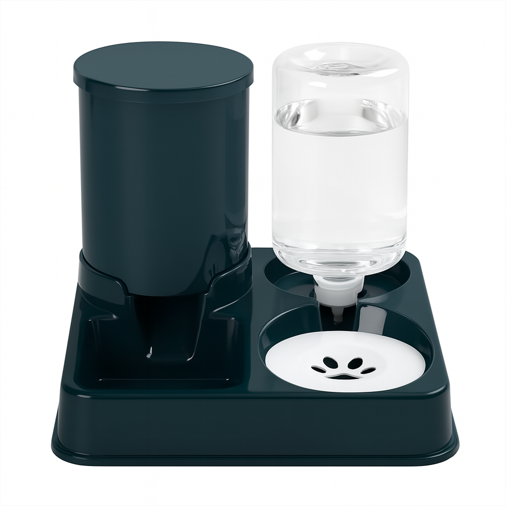 Automatic Cat Feeder – 2-in-1 Food and Water Dispenser