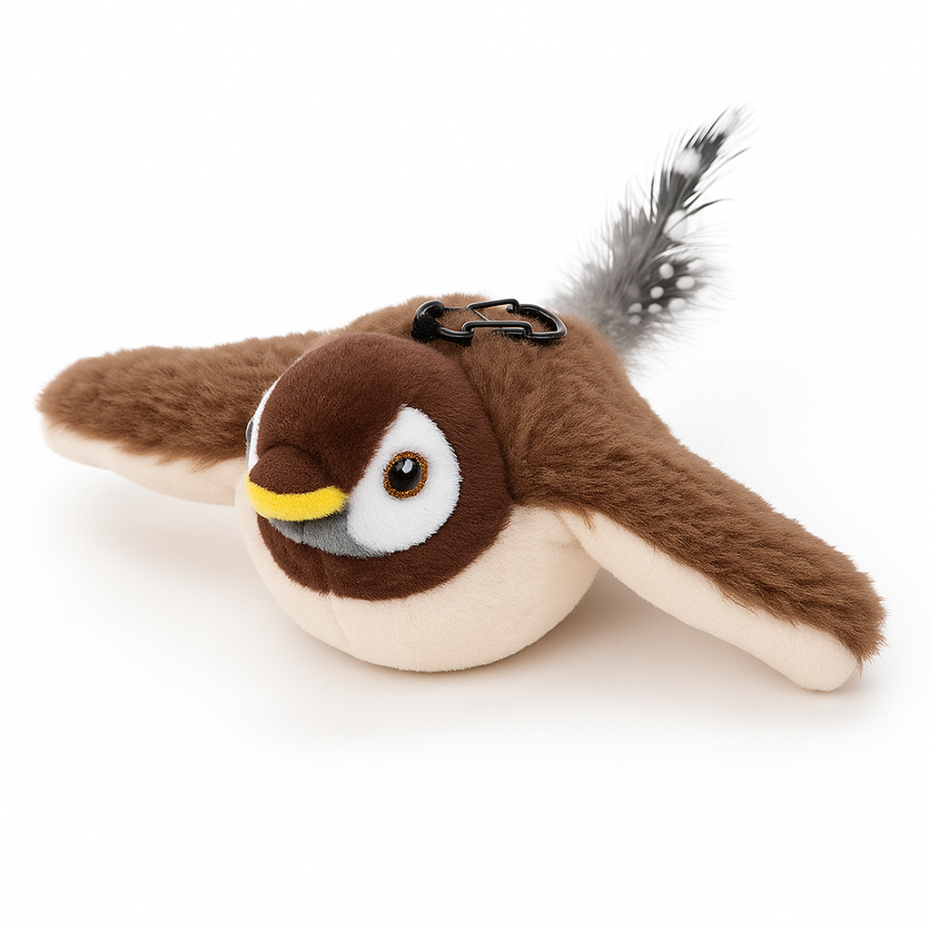 Flying Bird Cat Toy — Interactive Flapping Wings with Sound