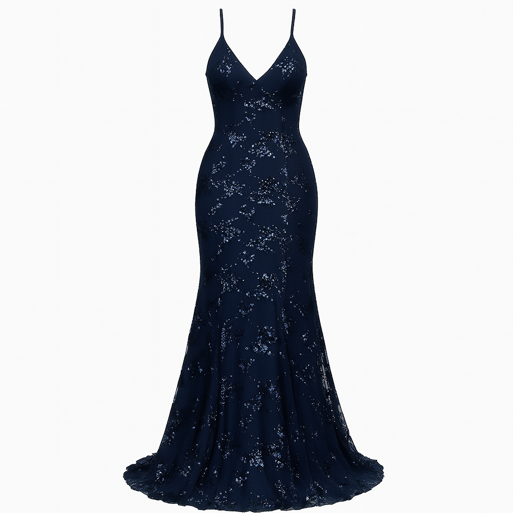 White Sequin Maxi Dress – Sparkle Formal Gown for Women