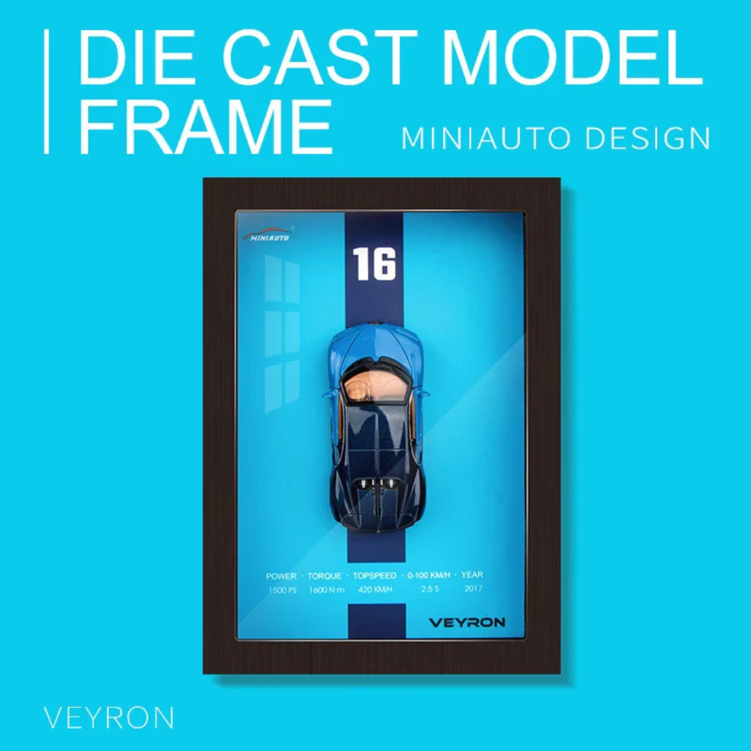 Diecast Car Wall Art Frame